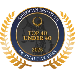 AIOTL 40 Under 40 2026 badge
